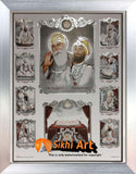 Sikh Guru Picture Frame In Size - 12 X 9 - sikhiart