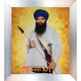 Sikh Leader Sant Jarnail Singh Bhindranwale Picture Frame 36 X 24 - sikhiart