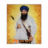 Sikh Leader Sant Jarnail Singh Bhindranwale Picture Frame 16 X 12 - sikhiart