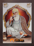 Siri Guru Nanak Dev Ji Small Desktop Picture Frame Photo with frame in Size - 7 x 5