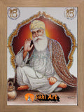 Siri Guru Nanak Dev Ji Small Desktop Picture Frame Photo with frame in Size - 7 x 5