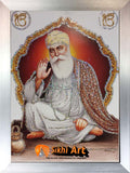 Siri Guru Nanak Dev Ji Small Desktop Picture Frame Photo with frame in Size - 7 x 5