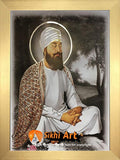 Guru Tegh Bahadur Ji Ninth Guru Of Sikhs In Size - 23 X 18 - sikhiart