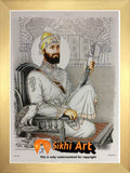 Guru Gobind Singh Ji Picture Frame In Size - 12 X 10