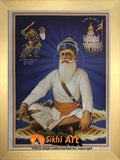 Baba Deep Singh Ji In Size - 20 X 14 - sikhiart