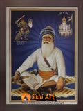 Baba Deep Singh Ji In Size - 20 X 14 - sikhiart