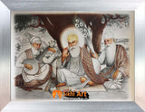 Guru Nanak Dev Ji With Bala Mardana Photo Picture Framed - 23 X 18
