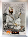 Guru Gobind Singh Ji Picture Frame In Size - 12 X 10