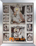 Sikh Gurus Of Sikhism Photo Picture Framed - 23 X 18 - sikhiart