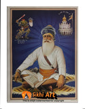 Baba Deep Singh Ji In Size - 20 X 14 - sikhiart
